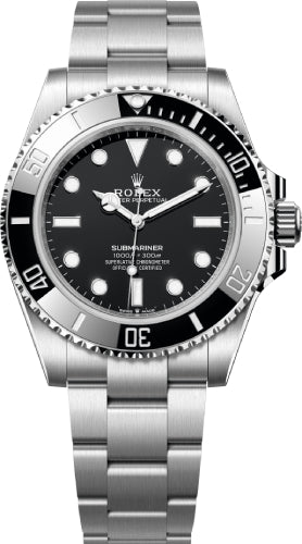 Rolex Submariner No Date Stainless Steel Black Dial 41mm - 124060 - 2025