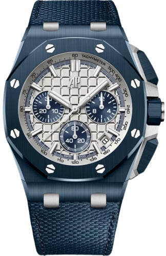 Audemars Piguet Royal Oak Offshore Chronograph "Bleu Nuit" Ceramic Beige Dial Watch - 26420CD.OO.A029VE.01 - 2026
