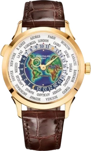 Patek Philippe Complications World Time Yellow Gold 38.5 mm Cloisonn Enamel Dial - 5231J-001