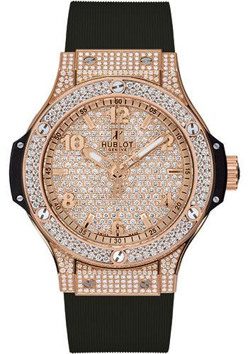 Hublot Big Bang 38 Gold Diamonds Watch-361.PX.9010.RX.1704