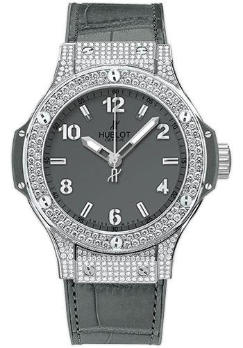 Hublot Big Bang Earl Gray Pave Watch-361.ST.5010.LR.1704