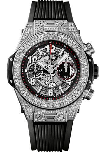 Hublot Big Bang Unico Titanium Pave Watch-411.NX.1170.RX.1704