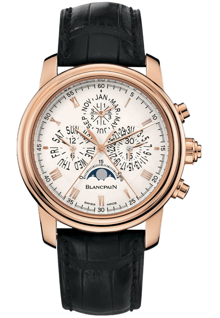 Blancpain Villeret Quantieme Perpetuel Chronographe Flyback a Rattrapante Men's Watch - 4286P 3642 55B