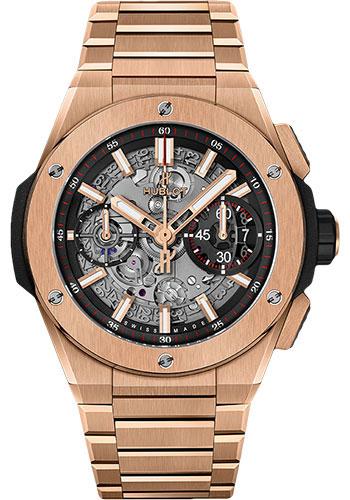 Hublot Big Bang Integral King Gold Watch - 42 mm - Black Skeleton Dial-451.OX.1180.OX