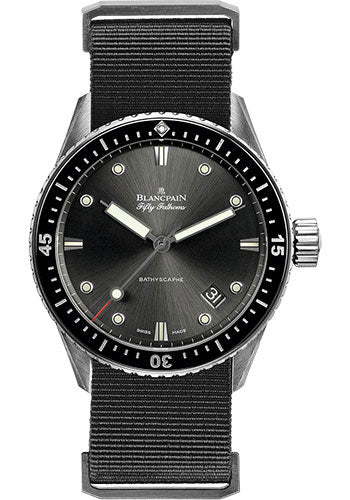 Blancpain Fifty Fathoms Bathyscaphe Watch - 5000-1110-NABA