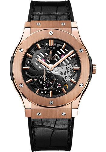 Hublot Classic Fusion Extra-Thin Skeleton King Gold Watch-515.OX.0180.LR