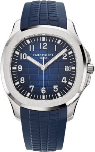 Patek Philippe Aquanaut Chronograph 42.2 mm White Gold Blue Dial - 5968G-001