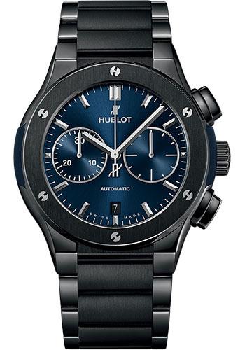 Hublot Classic Fusion Chronograph Ceramic Blue Bracelet Watch-520.CM.7170.CM