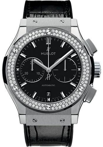 Hublot Classic Fusion Chronograph Titanium Diamonds Watch-521.NX.1171.LR.1104