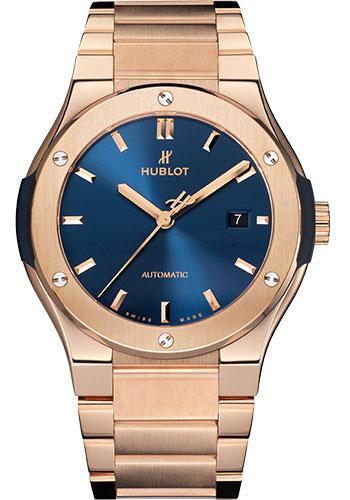 Hublot Classic Fusion Blue King Gold Bracelet Watch-548.OX.7180.OX