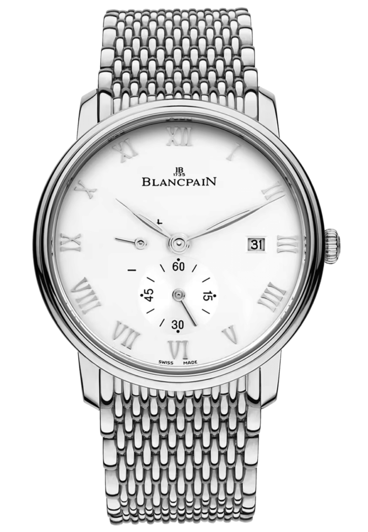 Blancpain Villeret Ultraplate Power Reserve Steel Ultra-Slim Men's Watch - 6606 1127 MMB