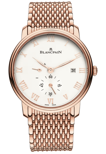 Blancpain Villeret Ultraplate Power Reserve Red Gold Ultra-Slim Men's Watch - 6606 3642 MMB