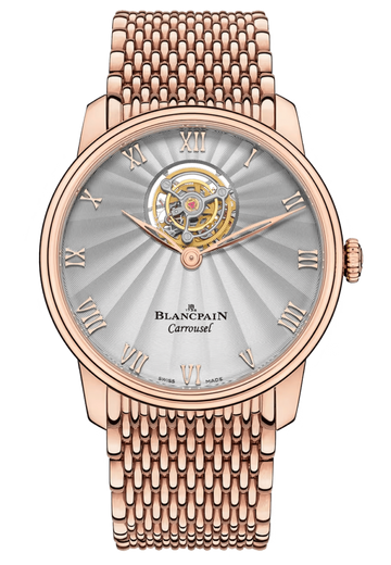 Blancpain Villeret Carrousel Volant Une Minute Red Gold Men's Watch - 66228 3642 MMB