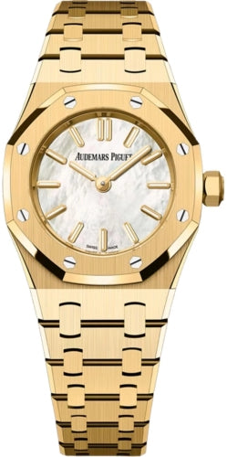 Audemars Piguet Royal Oak Mini Quartz Yellow Gold MOP Dial - 67630BA.OO.1312BA.03-B - 2026