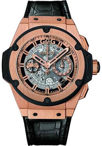 Hublot King Power Unico Gennady Gennadyevich Golovkin Watch - 48 mm King Gold Case - Black Rubber and Alligator Strap Limited Edition of 25-701.OX.0181.LR.GGO17