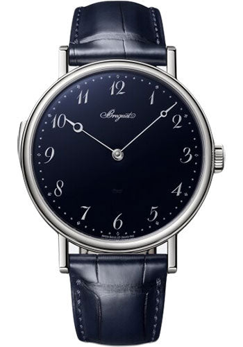 Breguet RŽpŽtition Minutes 7637 - White Gold Case - Blue Grand Feu Enamel Dial - Blue Leather Strap - 7637BB/2Y/9ZU