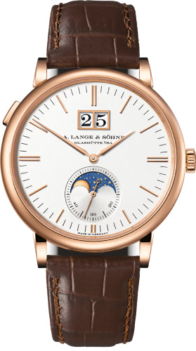 A. Lange & Söhne Saxonia Moonphase 40 mm Argenté Dial - 384.032 - 2018