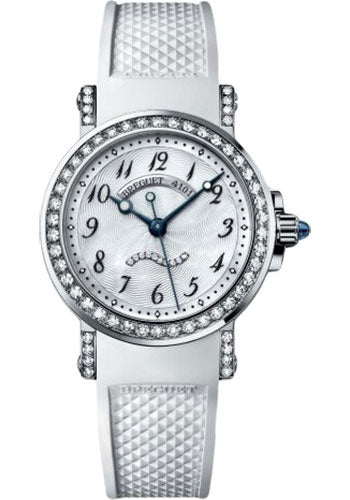 Breguet Marine 8818 - White Gold Case - Mother-Of-Pearl Dial - White Rubber Strap - 8818BB/59/564/DD00