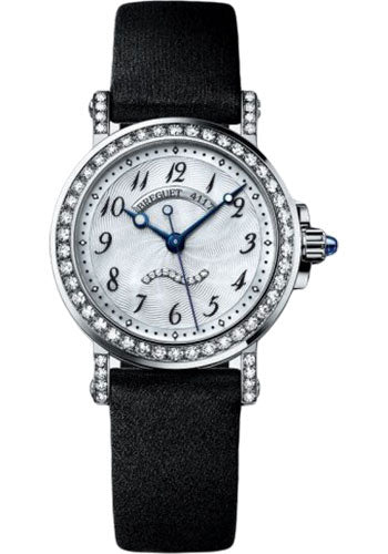 Breguet Marine 8818 - White Gold Case - Mother-Of-Pearl Dial - Black Fabric Strap - 8818BB/59/864/DD0D