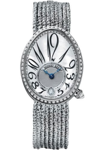 Breguet Reine de Naples 8918 - White Gold Case - Mother-Of-Pearl Dial - White Gold Chain Bracelet - 8918BB/58/J39/D00D