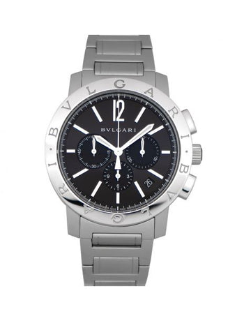 Bvlgari Chronograph Automatic Black Dial Men's Watch