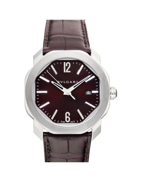 Bvlgari Octo Automatic Brown Dial Stainless Steel Men's Watch