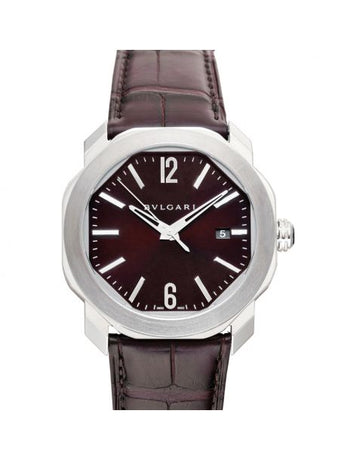 Bvlgari Octo Automatic Brown Dial Stainless Steel Men's Watch