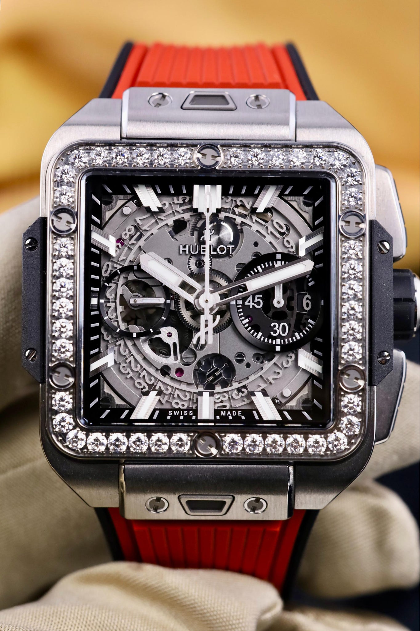 Hublot Square Bang Unico Titanium Diamonds 42MM - 821.NX.0170.RX.1204 - 2021