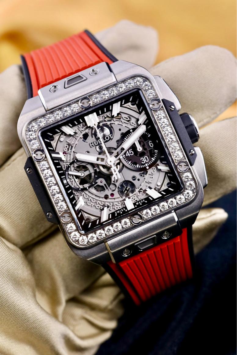 Hublot Square Bang Unico Titanium Diamonds 42MM - 821.NX.0170.RX.1204 - 2021