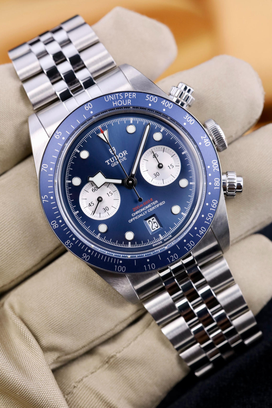 Tudor Black Bay Chrono Steel White Dial 41mm Bracelet Watch - M79360B-0002 - 2024