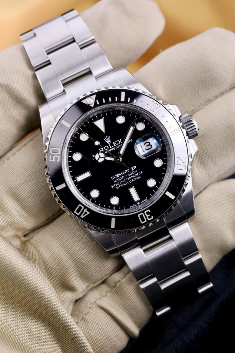 Rolex Submariner Date Stainless Steel 41mm Black Dial Watch | 126610LN | 2024