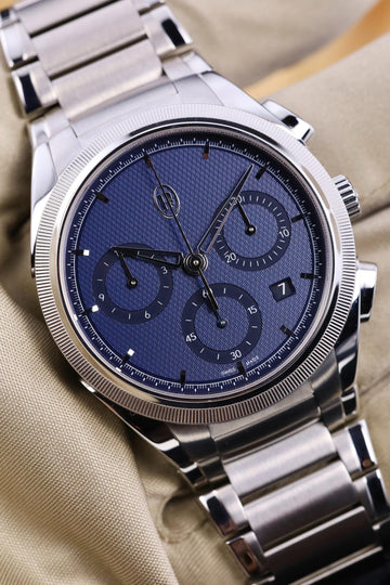 Parmigiani Fleurier Tonda PF Chronograph - Blue Dial - PFC915-1020001-100182 - 2022
