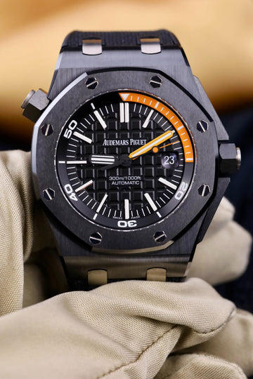 Audemars Piguet Royal Oak Offshore Diver Black Ceramic Watch 15707CE.OO.A002CA.01 - 2013