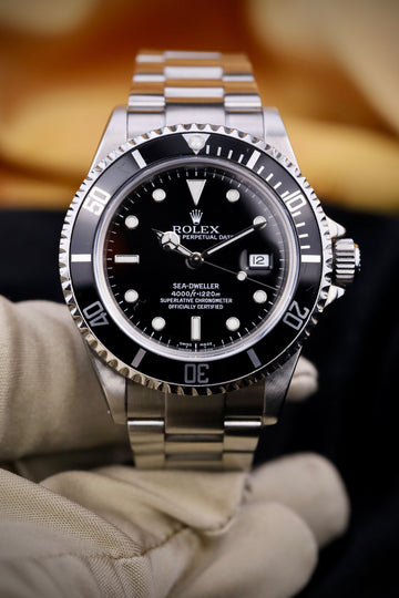 Rolex Sea-Dweller Diver Date Stainless Steel 40mm Black Dial 16600 - 2005