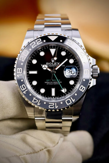 Rolex GMT-Master II 'Bruce Wayne' Stainless Steel Black Dial Oyster 40 mm - 126710GRNR - 2026