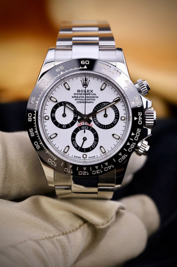 Rolex Steel Cosmograph Daytona 40 Watch - White Panda Index Dial - 116500LN - 2016