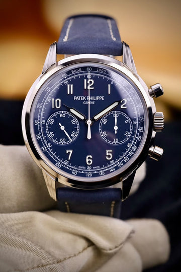 Patek Philippe Complications Chronograph White Gold Blue Dial | 5172G-001 - 2025