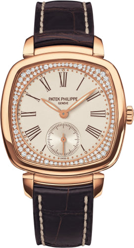 Patek Philippe Gondolo Ladies Rose Gold Cream Diamond Set Dial | 7041R-001