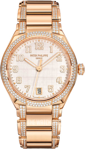 Patek Philippe Twenty~4 Ladies Rose Gold Silver Dial | 7300/1201R-001