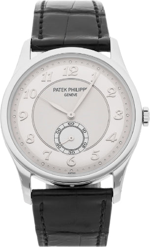 Patek Philippe Calatrava Small Seconds Platinum Silver Dial | 5196P-001