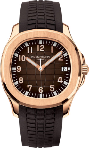 Patek Philippe Aquanaut Date Sweep Seconds Rose Gold Brown Dial | 5167R-001