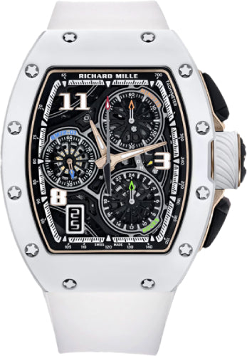 Richard Mille Lifestyle Flyback Chronograph White Ceramic | RM72-01 (10)