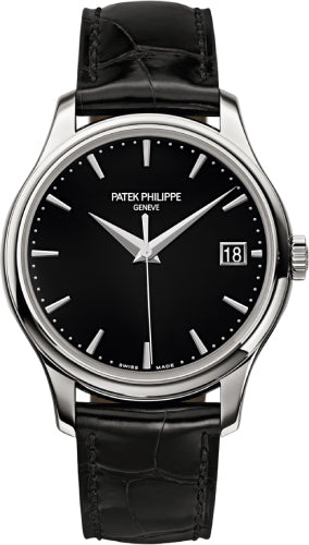 Patek Philippe Calatrava Date Sweep Seconds White Gold Black Dial | 5227G-010