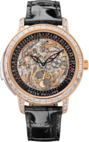 Patek Philippe Grand Complications Perpetual Calendar Day Month Rose Gold Skeleton Dial | 5304R-001