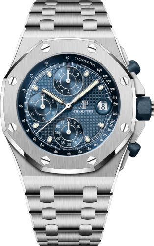 Audemars Piguet Royal Oak Offshore Selfwinding Chronograph "The Beast" Stainless Steel 42mm Blue Dial Bracelet | 26238ST.OO.2000ST.01