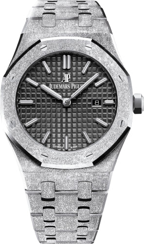 Audemars Piguet Royal Oak Frosted 33mm Quartz White Gold Black | 67653BC.GG.1263BC.02