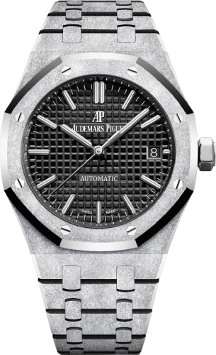 Audemars Piguet Royal Oak 37mm Frosted Gold Black Dial | 15454BC.GG.1259BC.03