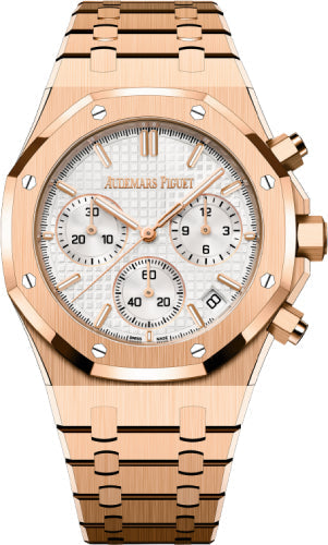 Audemars Piguet Royal Oak Chronograph 41mm "50th Anniversary" Rose Gold Silver Dial | 26240OR.OO.1320OR.03