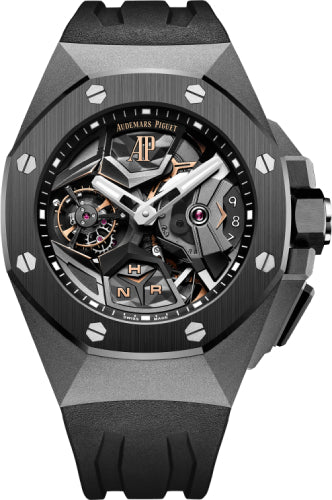 Audemars Piguet Royal Oak Concept Flying Tourbillon GMT Titanium Black | 26589IO.OO.D002CA.01