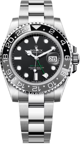 Rolex GMT-Master II 'Bruce Wayne' Stainless Steel Black Dial Oyster 40 mm - 126710GRNR - 2025